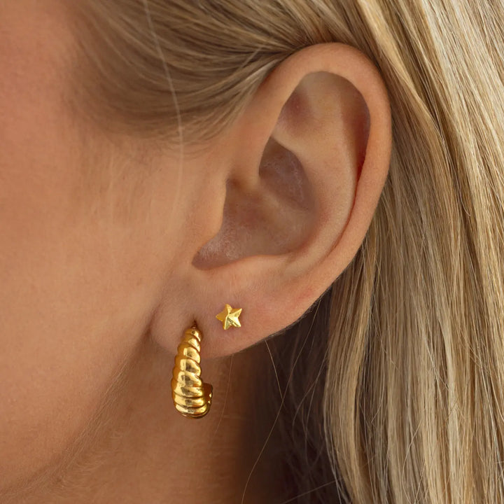 Vega - Small Star Stud Earrings